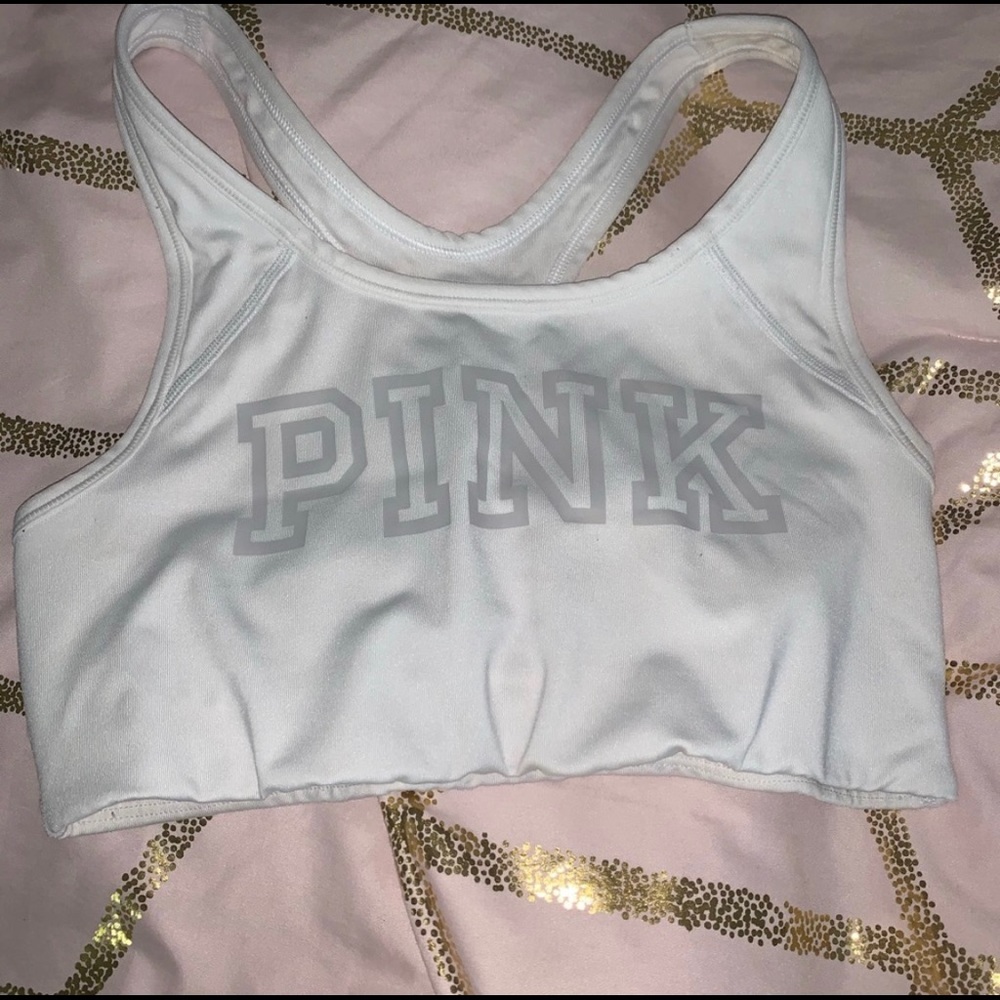 White sports Bra